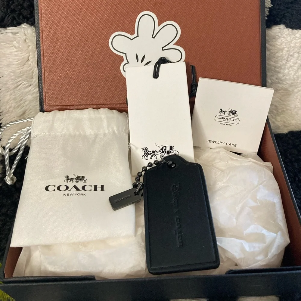 Coach X Disney Mickey Mouse handbag charm - Picture 2 of 3